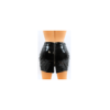 Jupe noire en simili cuir avec zip Lara